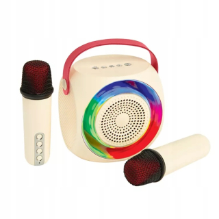 SMIKI KARAOKE SET 2 BLUETOOTH 5.3 MIKROFÓNY HLASOVÉ EFEKTY DUET